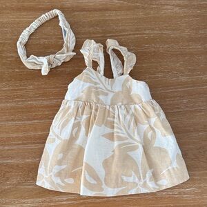 Baby Gap- Floral Baby Dress with Headband and bloomers